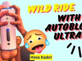 POINT OF VIEW Autoblow Ultra goes WILD on Hoss Kado BWC.