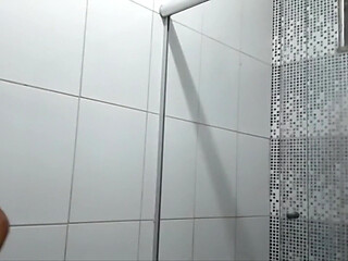 Penis Play in the Bathroom