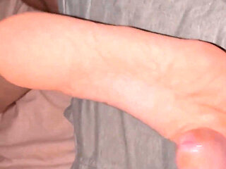 Young Russian 18 Years Old Girl Handles Her Husband's Mighty Cock with an Excellent Footjob