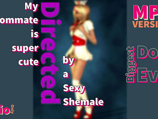 AUDIO ONLY - My roomate is super cute and has a really big dong shemale version