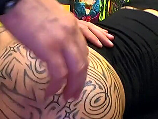 Natascha Ink gangbanged by guys with big cocks