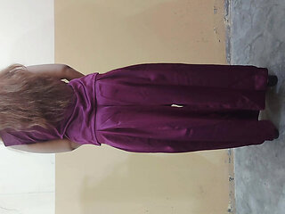 Beautiful Desi Horny Stepsister surprised me showing Tits