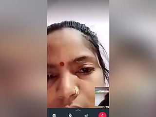 Today Exclusive-bhabhi Showing Lover On Vc