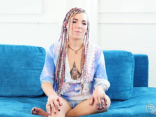 Pixie Lehaj Oils up Her Pussy