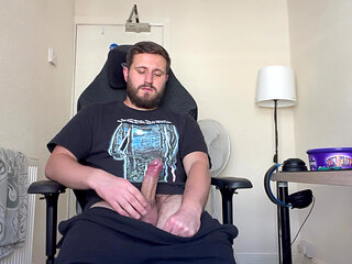 Close up Wank with Cum Shots