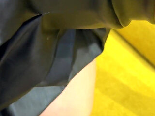 Asian MILF with Big Ass My Fetish Slut in Skirt 60fps