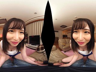 Japanese gorgeous bimbo VR amazing video