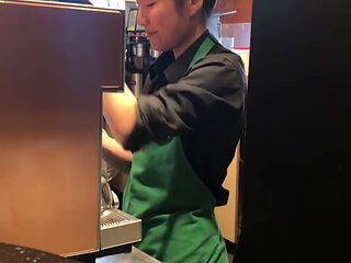 Intimate moment between a petite beauty and her passionate partner