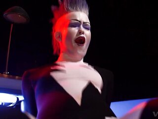 Hardcore fucking with punk babe Sasha Knox in latex uniform
