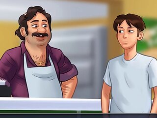 Sultry voiced mommy with big boobs gets animated