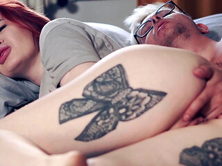 Redhead Step Mom Gets Her Pussy Fucked Hard And Loud