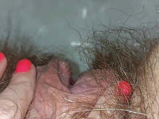 Pissing Woman in the Toilet