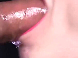 Detailed Close up Messy Sloppy Deepthroat and Cum in Mouth