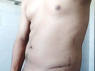 Indian Boy masterbation, cum shot dick rubbing , Hand job Desi Lund