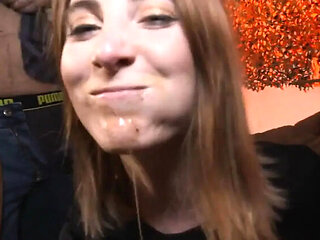 Young Lia Louise Blowjob and Hardcore Sex with Big George Big Cock Cumshot