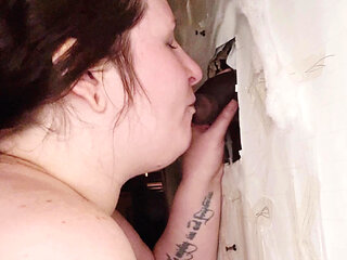She finds an haunted glory hole and fucks the ghost