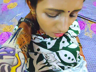 Indian Stepmom Shared Single Bed and Made Stepson Happy Full Hindi audio