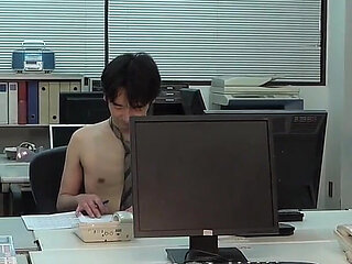 CFNM, Company of Sadistic Female Boss, Male Employees Have to Work Naked and Ridiculed Being Nicknamed "uncut" or "small Dick