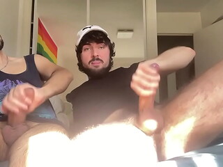 sucking each other dicks and cumming a lot