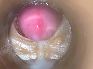 Precum in my pussy Camera In Vagina 4k