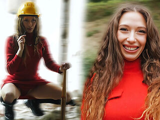 Laura Quest Public Outdoor Blowjob Adventure - Amateur Romanian Couple Fucking in Mountain Vlog