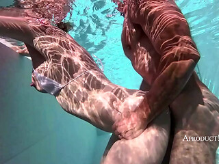 UNDERWATER ANAL ASS LICK FACE FUCK CUM EAT