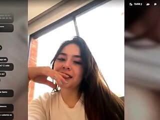 Busty brunette solo masturbation