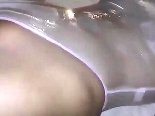 Japanese teen oil fingering her tight pussy