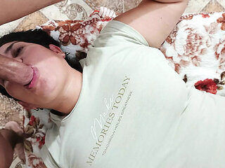 My girlfriend sucking rich, mature deep throat
