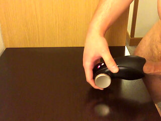 Triple Cumshot in My Hotel Room Using Fun Factory Glans Vibrator