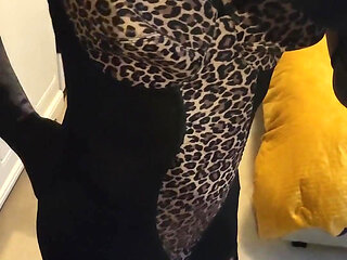 Stockings show for my fans