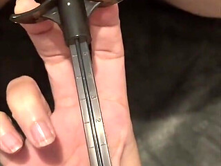 Anal Lube Application with Syringe