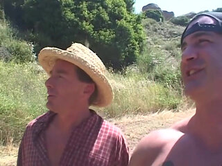 Big boobs sexy hairy pussy double penetrated foursome anal fucking