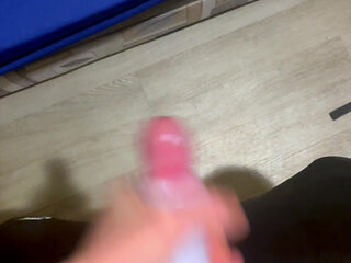 Excited Twink Playing With A New Toy. Pleasure and Cum!