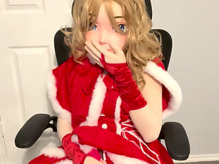 Double Kigurumi Mask Christmas Outfit Vibrating