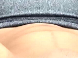 Petite amateur Samary rides big dildo solo at home