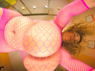 Milf bouncing her huge tits just on your face