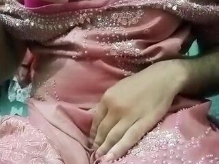 Indian Bummer Crossdresser Bottom real homemade fuckfest in pinkish salwar kurta with strenuous jwellery just like a housewife