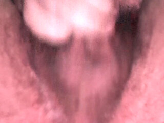stroking and cumming through tight Foreskin