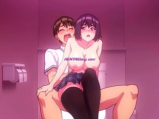 Classmate Pulverizes Naughty [censored] on College Wc  MANGA PORN UNCENSORED (SUBBED)
