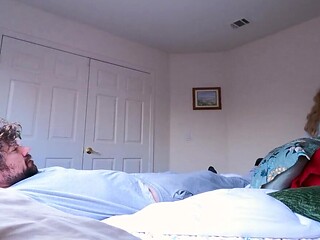 Round ass stepmother gets rammed on all fours
