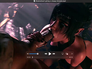 Thicc Fat Ass Juri Rides Your Cock in Her New Workout, Goth Shadowheart Blows Your Cock for Cum