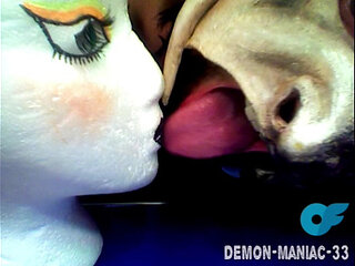 Horny Devil Fuck Manequin And Cums in Mouth