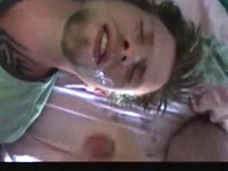 Virgin Twink Takes on Two Big Cocks for the First Time