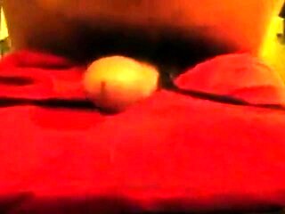 Skinny Twink's Thick Cum Orgasm While Humping a Towel