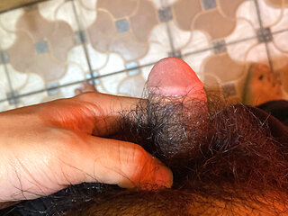 I masturbated in the bathroom it was really good