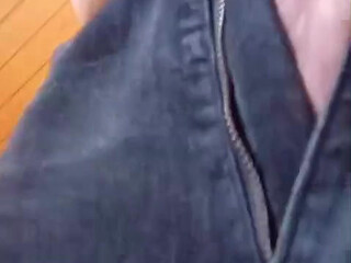 My Tiny Little Hairy Sissy Cock in Jeans