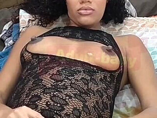 Beautiful Pregnant Woman Masturbates to Orgasm with a Vibrator During a Solo Session