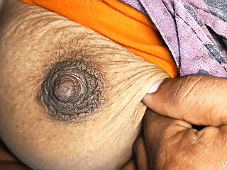 Desi Bhabhi Blowjob - Sunil Parihar sucks milk from big nipples