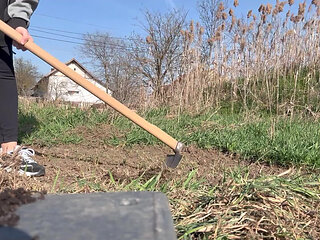 Giantess Gardening Gone Wild She Plants a Tiny Man